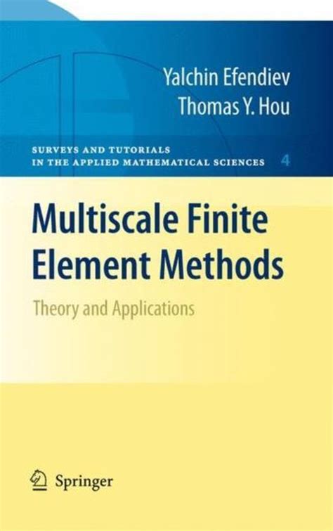 Multiscale Finite Element Methods Theory and Applications 1st Edition Kindle Editon