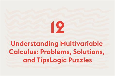 Multivariable Calculus Solutions Epub