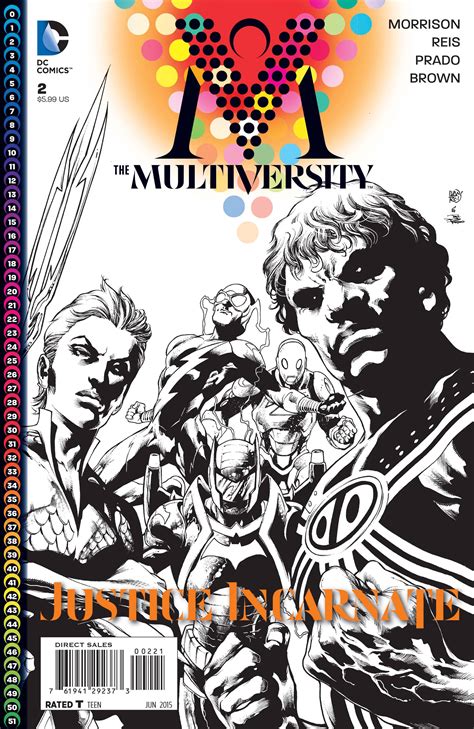 Multiversity 2 Black and White Variant Cover Kindle Editon