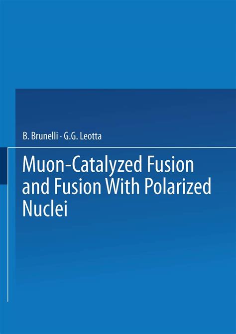 Muon-Catalyzed Fusion and Fusion With Polarized Nuclei Kindle Editon