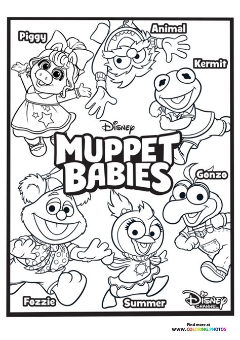 Muppet Babies Copy Colour Doc