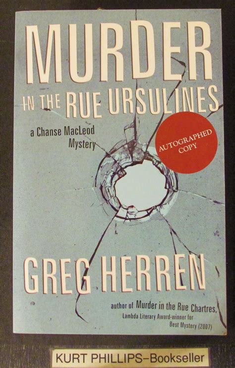 Murder in the Rue Ursulines A Chanse MacLeod Mystery Kindle Editon