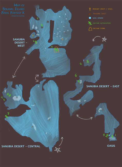 Mushroom Rock Map for Final Fantasy X Remastered