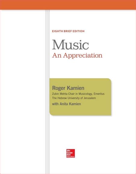 Music An Appreciation 8th Edition Ebook Free Ebook PDF