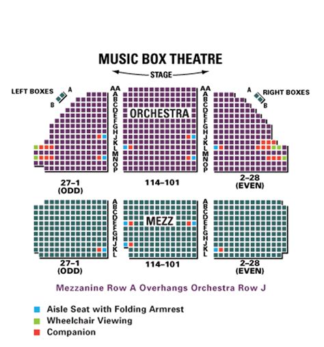 Music Box Theater Nyc Seating Chart