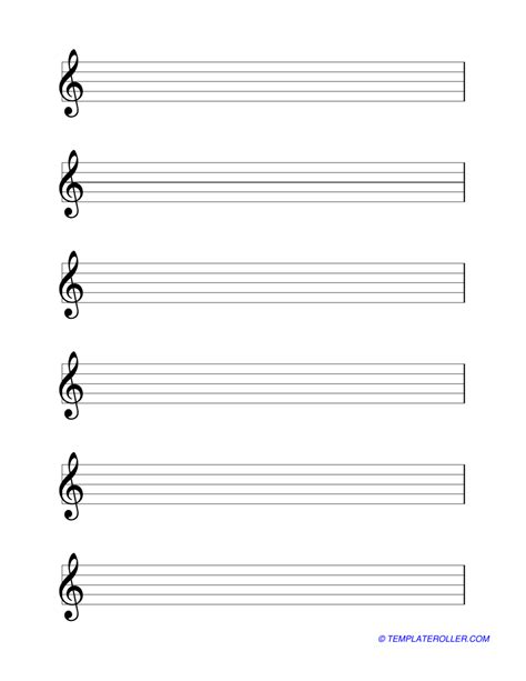 Music Score Sheet Template