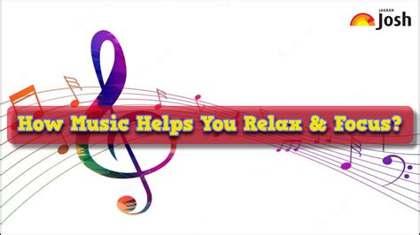 Music can help you to relax and focus.