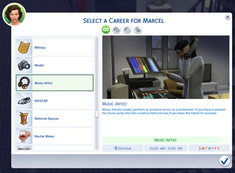 Musician Career Sims 4