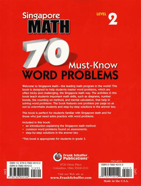 Must Know Word Problems Grade Singapore Reader