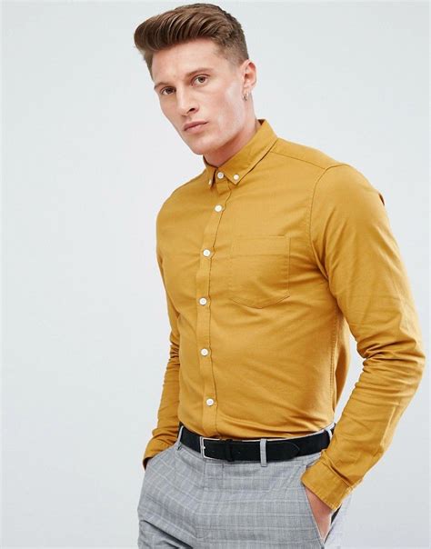 Mustard Shirt Men: Elevate Your Style with a Timeless Classic