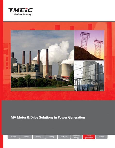 Mv Motor Drive Solutions In Power Generation Kindle Editon