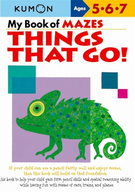 My Book of Mazes: Things That Go! (Kumon Workbooks) Reader