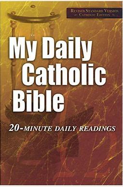 My Daily Catholic Bible 20-Minute Daily Readings Revised New American Bible Reader
