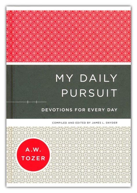 My Daily Pursuit 365 Devotions with A.W. Tozer Epub