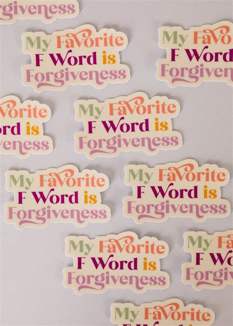 My F-Word is Forgiveness Reader