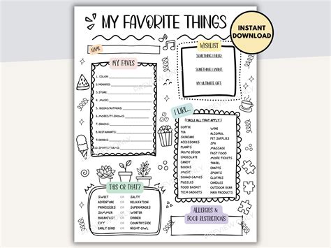 My Favorite Things Catalog