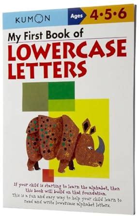 My First Book of Lowercase Letters Kumon Workbooks Commonwealth Edition Kindle Editon