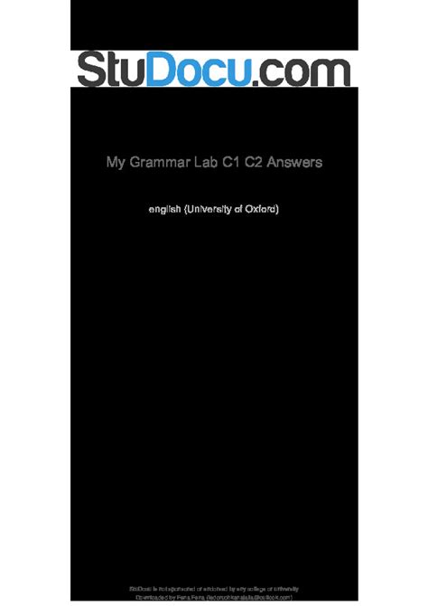 My Grammar Lab Advanced Answers Epub