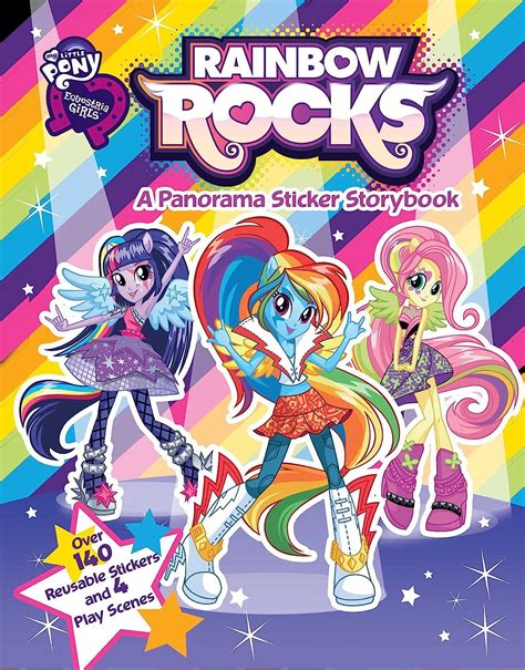 My Little Pony: A Panorama Sticker Book Reader