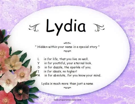 My Name Is Lydia Reader