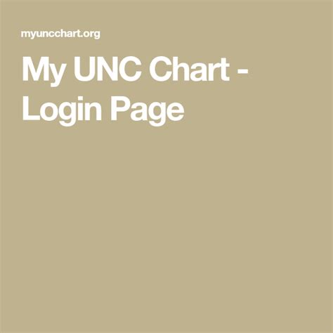 My Unc Chart Login Page