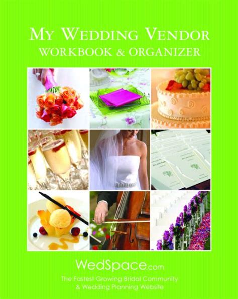 My Wedding Vendor Workbook & Organizer Kindle Editon