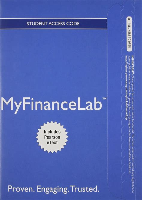 MyFinanceLab Student Access Code Card (Standalone) Ebook Epub