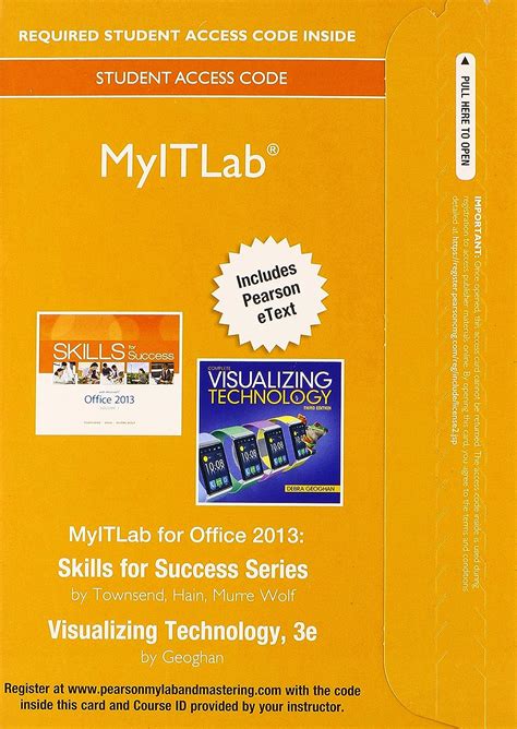 MyITLab with Pearson eText Access Card for Skills for SuccessÂ with Visualizing TechnologyÂ  Doc