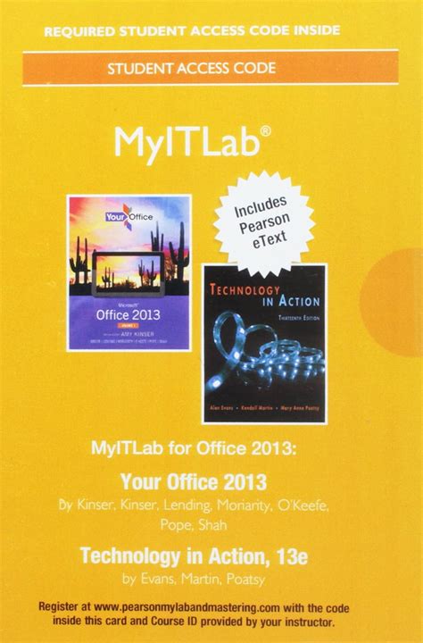 MyITLab with Pearson eText Access Card for Your Office with Technology In ActionÂ  Kindle Editon