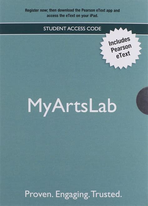 MyLab Arts Pegagus with Pearson eText Valuepack Access Card