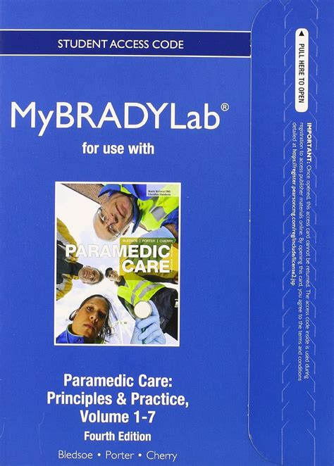 MyLab BRADY with Pearson eText Access Card for Paramedic Care Principles and Practice Volumes 1-5 Reader