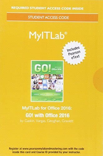 MyLab IT with Pearson eText Access Card for GO with Office 2016 Office 2016 Home 180-Day Trial My It Lab Kindle Editon