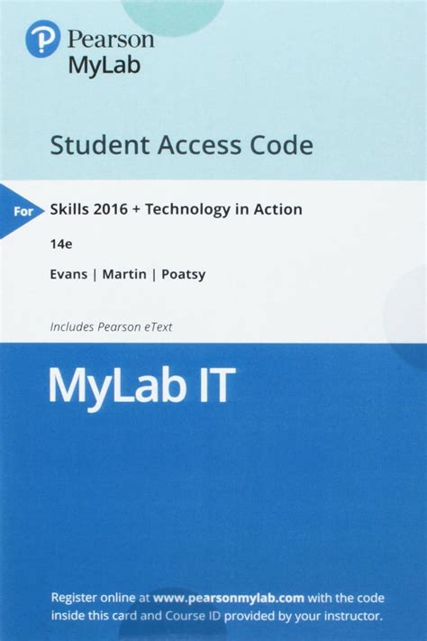 MyLab IT with Pearson eText Access Card for Skills 2016 w Technology in Action 14e Myitlab Kindle Editon