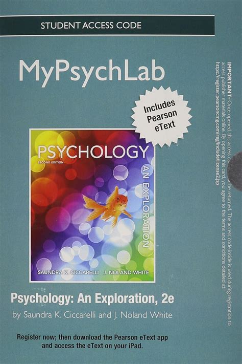 MyPsychLab with Pearson eText Standalone Access Card for Social Psychology Mypsychlab Access Codes Epub