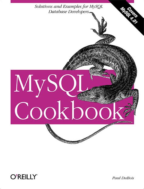 MySQL Cookbook Epub