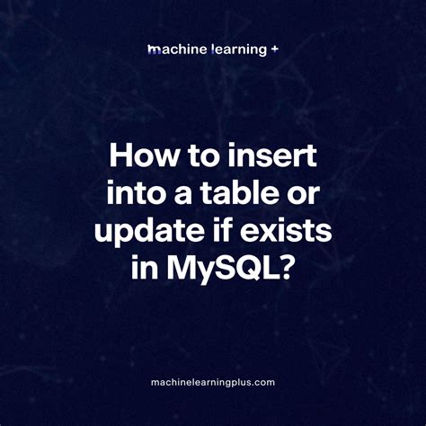 MySQL Insert or Update if Exists Without Primary Key: An Ultimate Guide