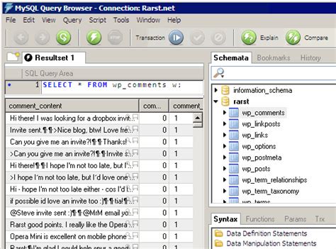 MySQL Query Browser 1.2.17: The Ultimate SQL Management Tool