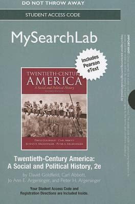 MySearchLab with Pearson eText Standalone Access Card for The World in the Twentieth Century 7th Edition Epub