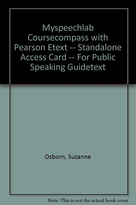 MySpeechLab CourseCompass with Pearson eText Standalone Access Card for Communication 3rd Edition Kindle Editon
