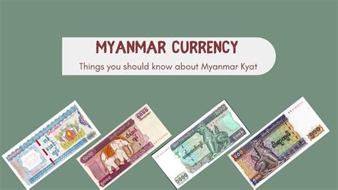 Myanmar to USD: A Comprehensive Guide to Currency Conversion