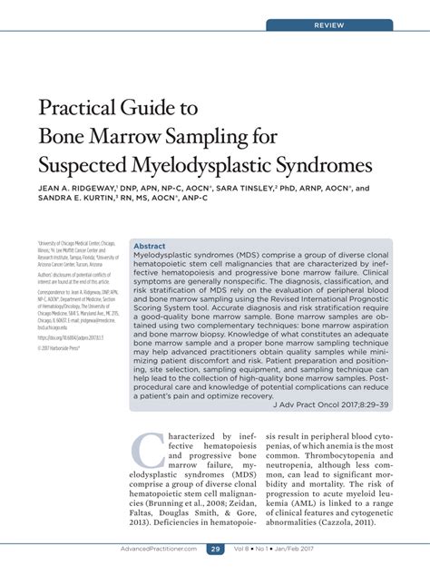 Myelodysplastic Syndromes A Practical Guide Doc