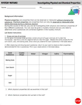 Mystery Mixture Lab Answer Reader