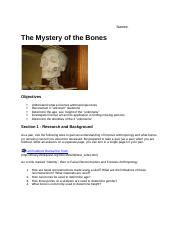 Mystery Of The Bones Webquest Answer Key Epub