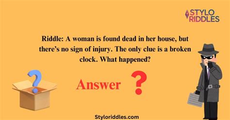 Mystery Riddles And Answers Reader