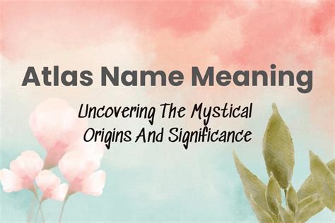 Mystical Origins and Meaning