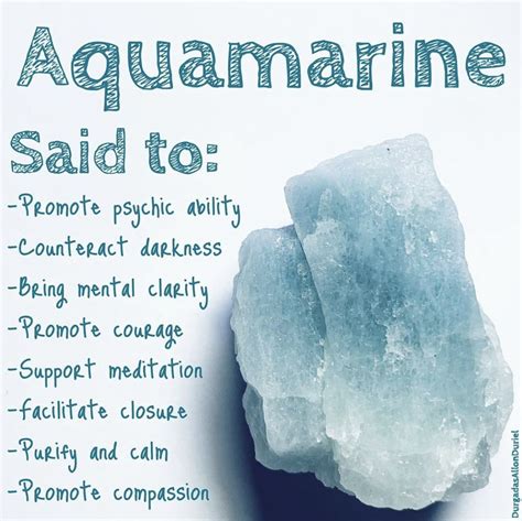 Mystical Properties of Aquamarine Crystals