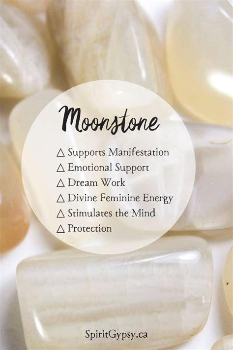 Mystical Significance of Moonstone White