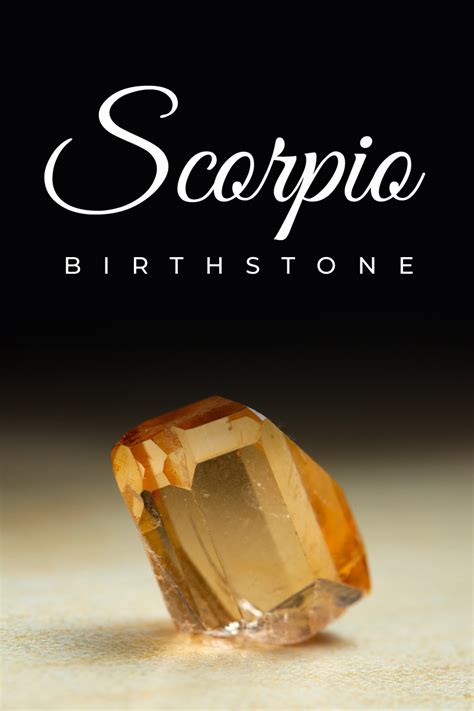 Mystique and Allure of the Scorpio Birthstone