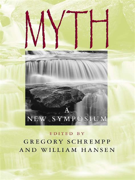 Myth A New Symposium Reader