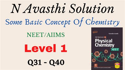 N Avasthi Chemistry Solution Doc